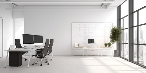 Modern office, generative ai