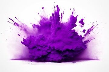 Blast of a purple colour | holi event colours blast, colour splash, dry colour splash of purple