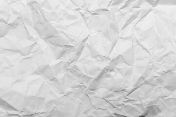 White Paper Texture background. Crumpled white paper abstract shape background with space paper recycle for text