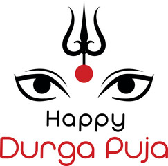 Greetings of Durga Puja is a Traditional Festival of The Hindu Community Free Vector Design in Durga Puja