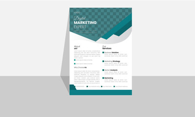 Vector design Corporate Business Flyer Layout .