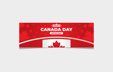 Happy Canada Day Banner