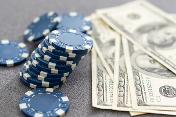 This eye catching image of two miniature businessmen shaking hands could be used for the stock market, banking, real estate and wealth management. The blue chips represent a solid investment.