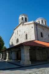 Fototapeta na wymiar Cathedral of Saint George, a Serbian Orthodox Christian church in the old city of Prizren, Kosovo