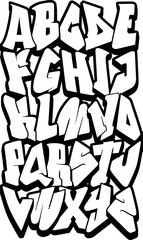 free graffiti letters vector © Harun