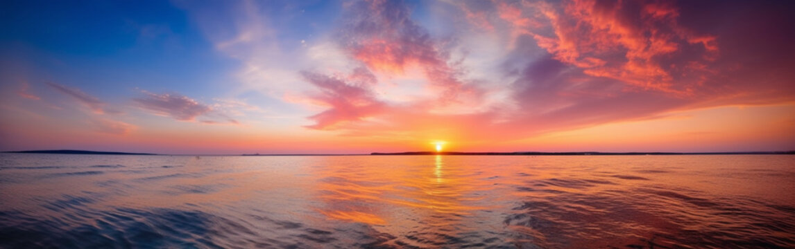 sunset over the sea © adelton