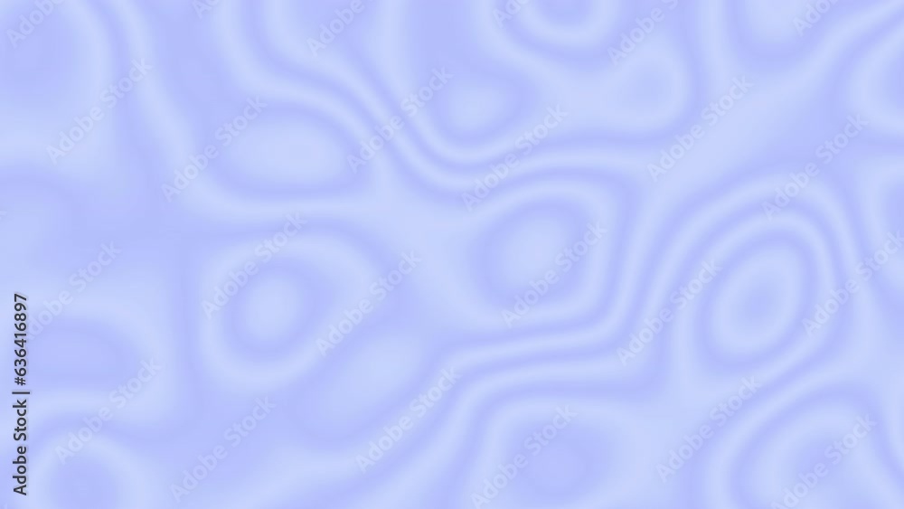 Aufkleber seamless abstract psychedelic wavy background for loop playback. 4k video. pastel colors.