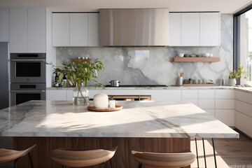 modern kitchen interior