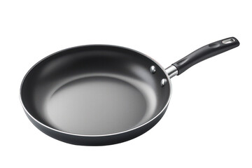 modern nonstick frying pan isolated on white background. Generative AI