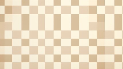 Checkerboard Pattern in Beige Colors. Simple and Clean Background