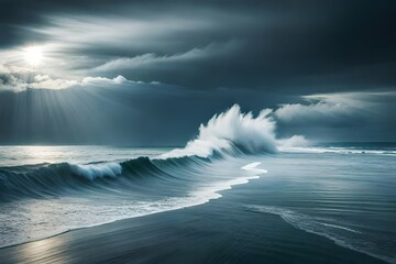 storm over the ocean