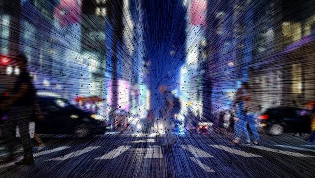 Interconnection Network Data Cloud Connection Technology Digitalization