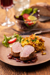swabian pork fillet