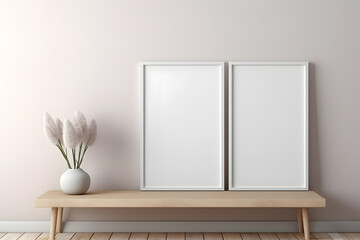 Frame Mockup - Cozy Elegance, generative ai