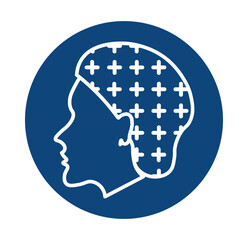 Hair Protection Symbol with Label
