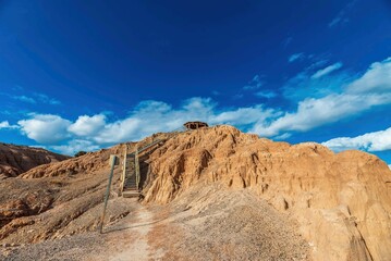 Cathedral Gorge state park with its patterns made erosions of bentonite clay, Nevada