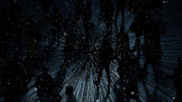 Interconnection Network Data Cloud Connection Technology Digitalization