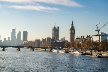 Beautiful view of London cityscape