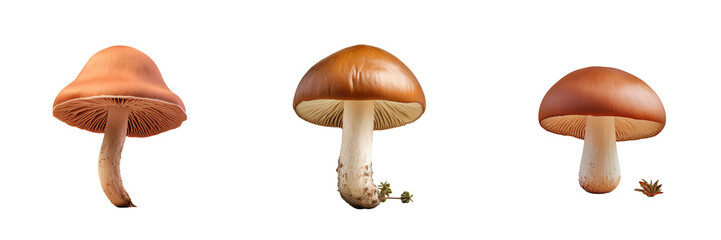 Beech mushroom of a brown hue