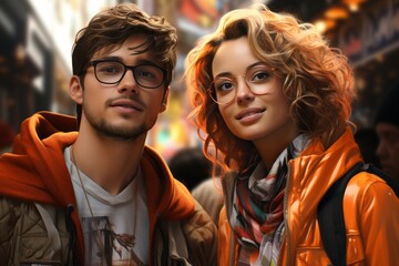 Obraz premium LGBT People Love: Embracing Diversity, Equality, and Pride in LGBTIQA+ Community - Transgender, Gay, Lesbian Identities, Inclusivity, and Support for Relationships, Gender Sexual Freedom, Global Unity