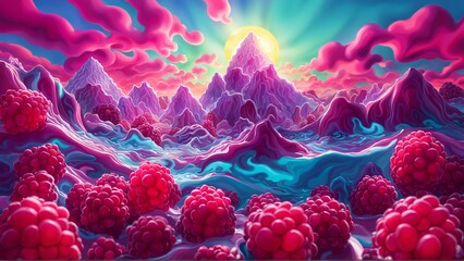 psychedelic raspberry