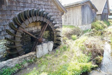Old watermill in the countryside area