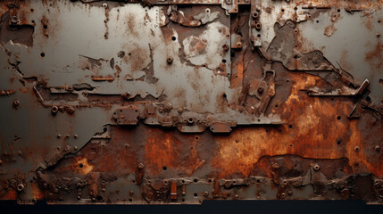 Urban decay rusted metal texture