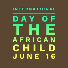 International day of the African child June 16 national world 