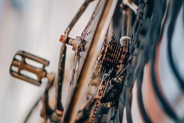 Foto op Aluminium part of an old bicycle  © Elninho