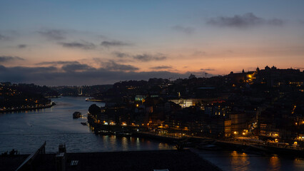 Fototapeta premium Sunset on Douro River