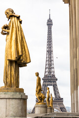 Eiffel Tower in Paris with Trocadero