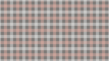 Pink and grey plaid fabric texture as a background