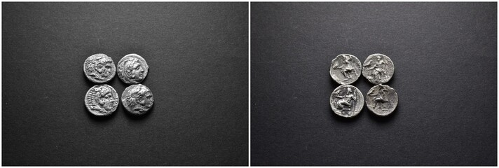 Ancient coins, roman, greek, provincial. Medieval and modern