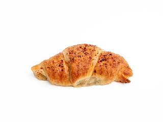 Croissant on a white background. Bakery products Croissant close-up. PNG format.