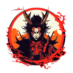 Devil head illustration