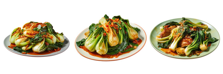 Cabbage cooked with ginger soy sauce and red orange juice