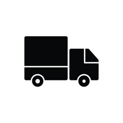 Truck, Autotruck - Real Estate related Glyph Icon - EPS Vector