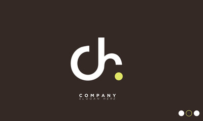 CH Alphabet letters Initials Monogram logo HC, C and H