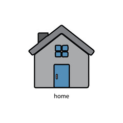 home icon blue