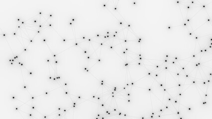 Abstract geometric white background. Plexus mesh backdrop.