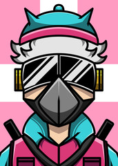 ninja with sword