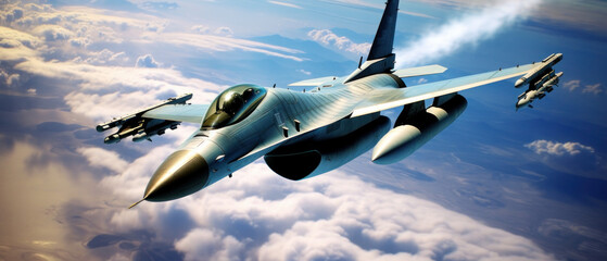 F-16 Fighting Falcon (variant) - obrazy, fototapety, plakaty