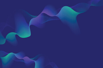 Abstract  minimal wavy line background , Vector design template for banner, advertising, poster, cover.