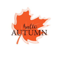 Hallo autumn logo