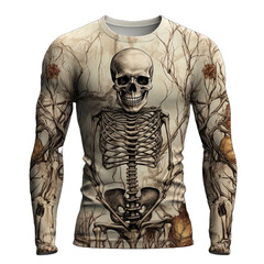 Skeleton Halloween T-shirts Design