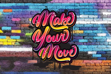 graffiti lettering typography art illustration