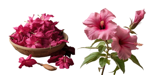 Roselle is a plant that produces bast fibre and an infusion Its fibre is used as a jute substitute for burlap and it has been utilized in folk medicine as a diuretic and mild laxative