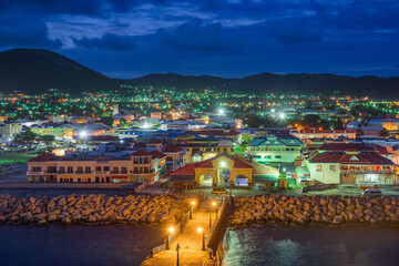 Basseterre, St. Kitts and Nevis Town at the Port