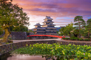 Matsumoto, Japan at the Castle in the Morning