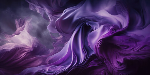 Fototapeta premium Purple Storm and Silk Waves